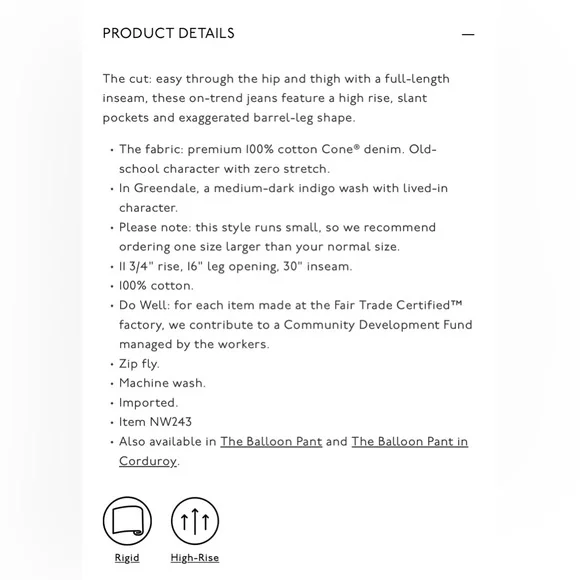 Like New Madewell Balloon Jeans Size 28 - Grwendale Wash - Picture 4 of 9